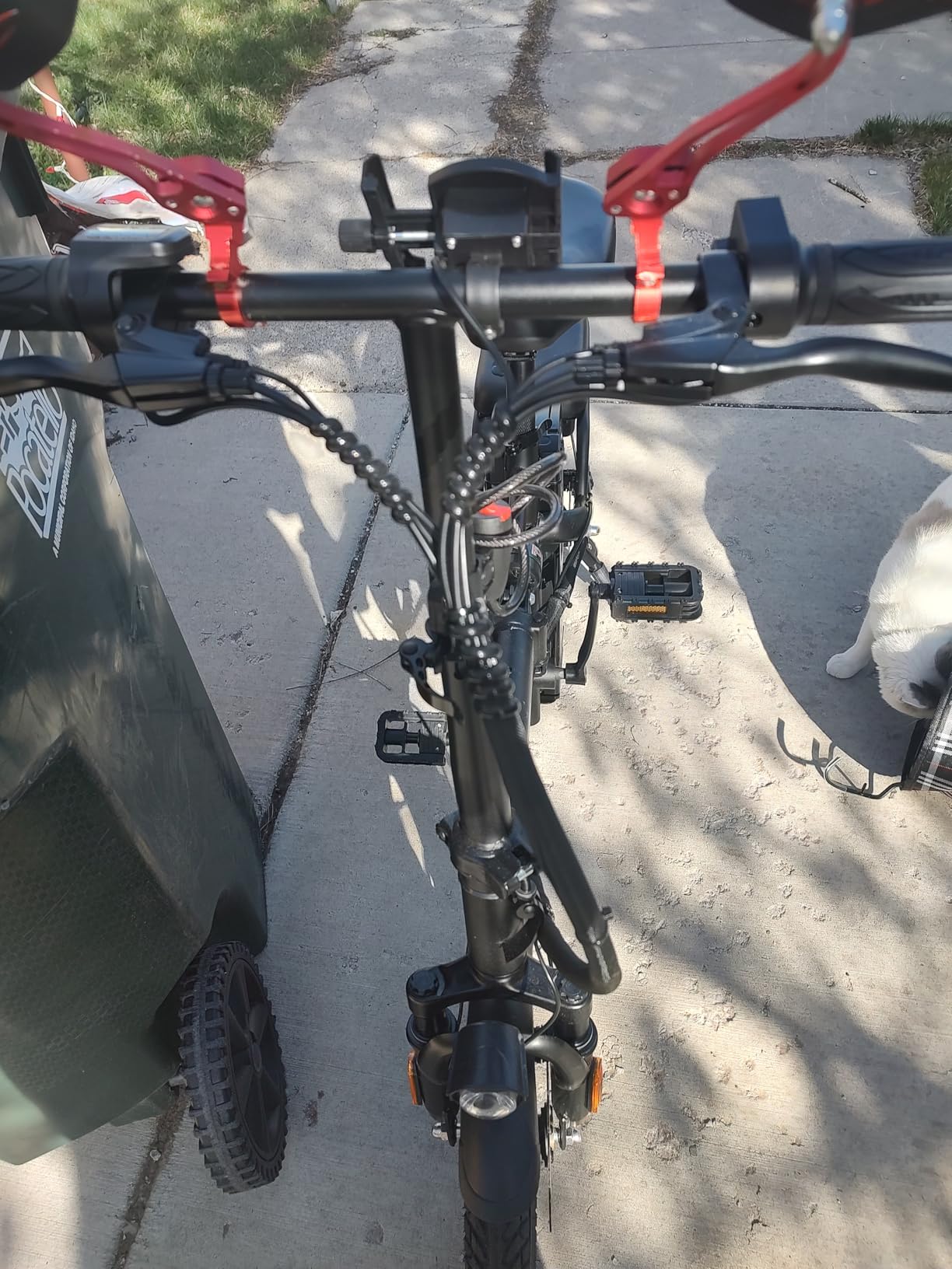 LELEKUAI Electric Bike for Adults and Teens, 520W-1200W Motor, 20-28MPH, 32 Miles Range, 48V 10Ah Battery, 3-Level Pedal Assist, 14