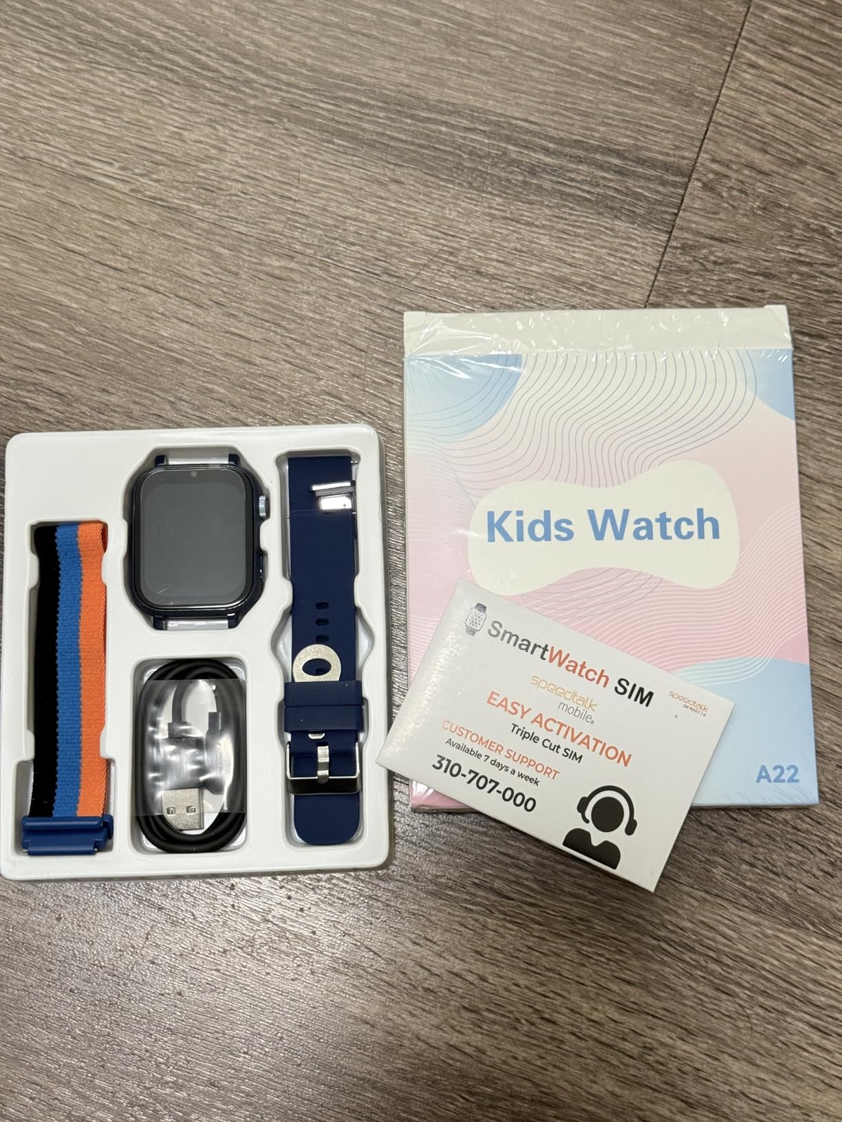 4G Kids Smart Watch Phone GPS, Smartwatch for Boys Girls Ages 4-12 Years with Video Call Chat Class Mode SOS Camera Alarm Games Parental App Touch Watch Gifts for Children (Includes SIM Card) Pink customer photo 1
