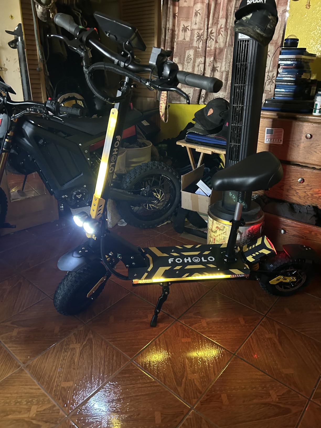 60V Electric Scooter Adults 5600W Dual Motors Top Speed 47MPH, 60V 21Ah Range 55 Miles, 12