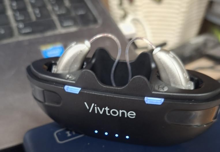 Vivtone Bluetooth Hearing Aids with APP Control for Precise Fitting, Phone Call & Music Streaming, Rechargeable OTC Hearing Aids for Seniors Adults Men Women, Xpure 2.0 customer photo 1
