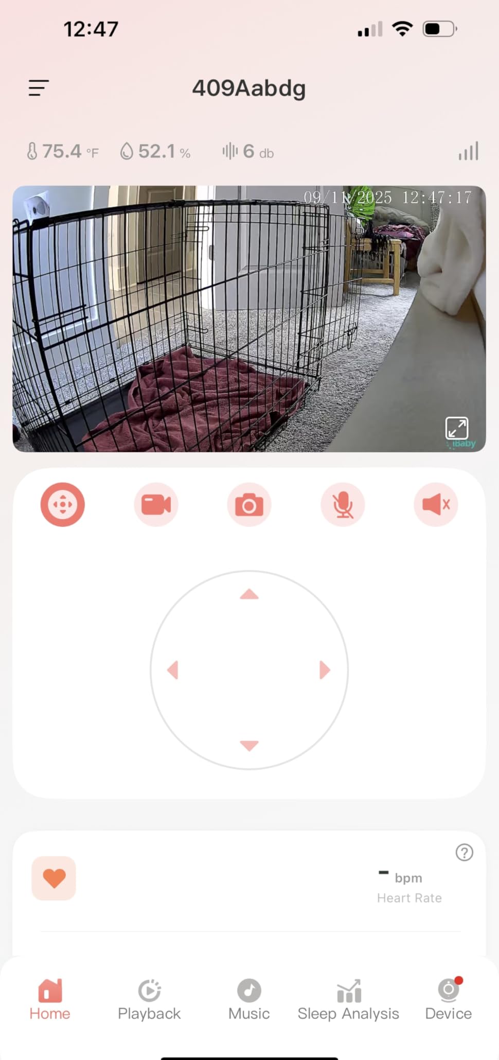 iBaby i20 Contactless Wellness Baby Monitor: Track Live Breathing, Heart Rate, Sleep Pattern, 1080P, Night Vision, 2-Way Audio, Cry & Safety Alerts, No Subscription, Open Wall Mount customer photo 2