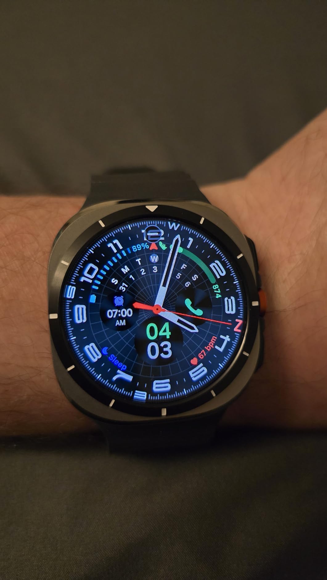 Samsung Galaxy Watch Ultra (2025) 47mm LTE Smartwatch, Titanium Casing, Advanced Sleep Coaching, Running Coach, Energy Score, Heart Rate Tracking, GPS [US Version] customer photo 2