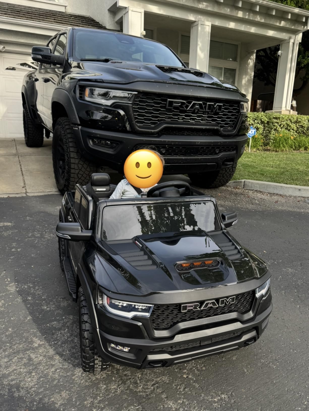 First Ride On 24V Ride on Toys for Big Kids, Licensed RAM 1500 RHO Electric Car for Kids w/Remote Control, Ride on Truck w/Bluetooth, LED Lights, Truck Bed Storage, Gear Shifter & Soft Start customer photo 1