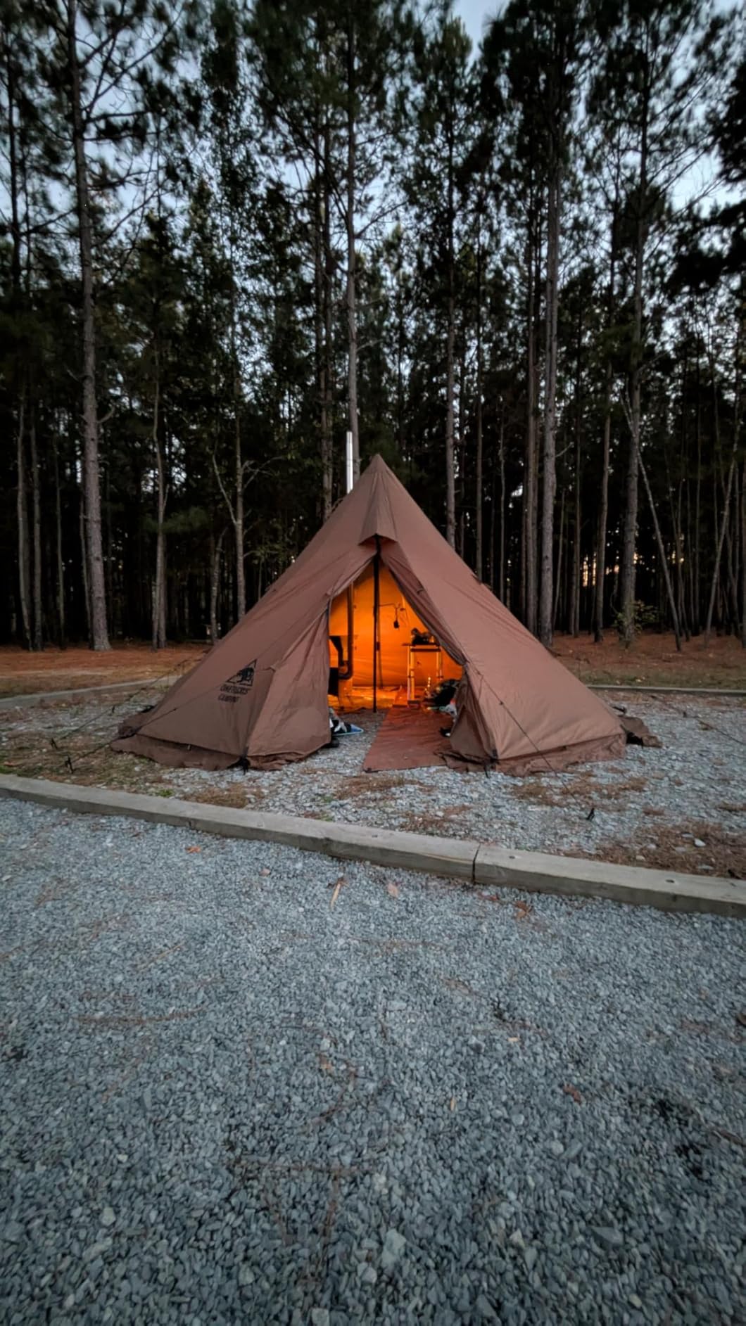 OneTigris Rock Fortress Hot Tent with Stove Jack, 4 Season 4-6 Person Tipi for Camping, Backpacking, Hunting, Fishing customer photo 1