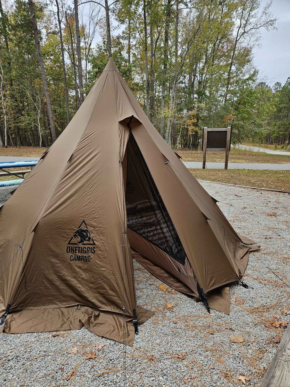 OneTigris Rock Fortress Hot Tent with Stove Jack, 4 Season 4-6 Person Tipi for Camping, Backpacking, Hunting, Fishing customer photo 2