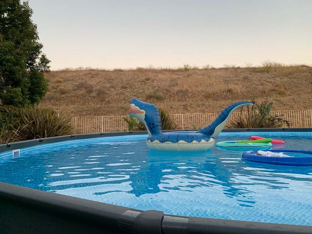 INTEX Ultra XTR 24 ft x 52 in Above Ground Pool Set, Round Swimming Pool with Steel Frame, 2100 GPH Sand Filter Pump, Ladder, Cover, & Ground Cloth customer photo 2