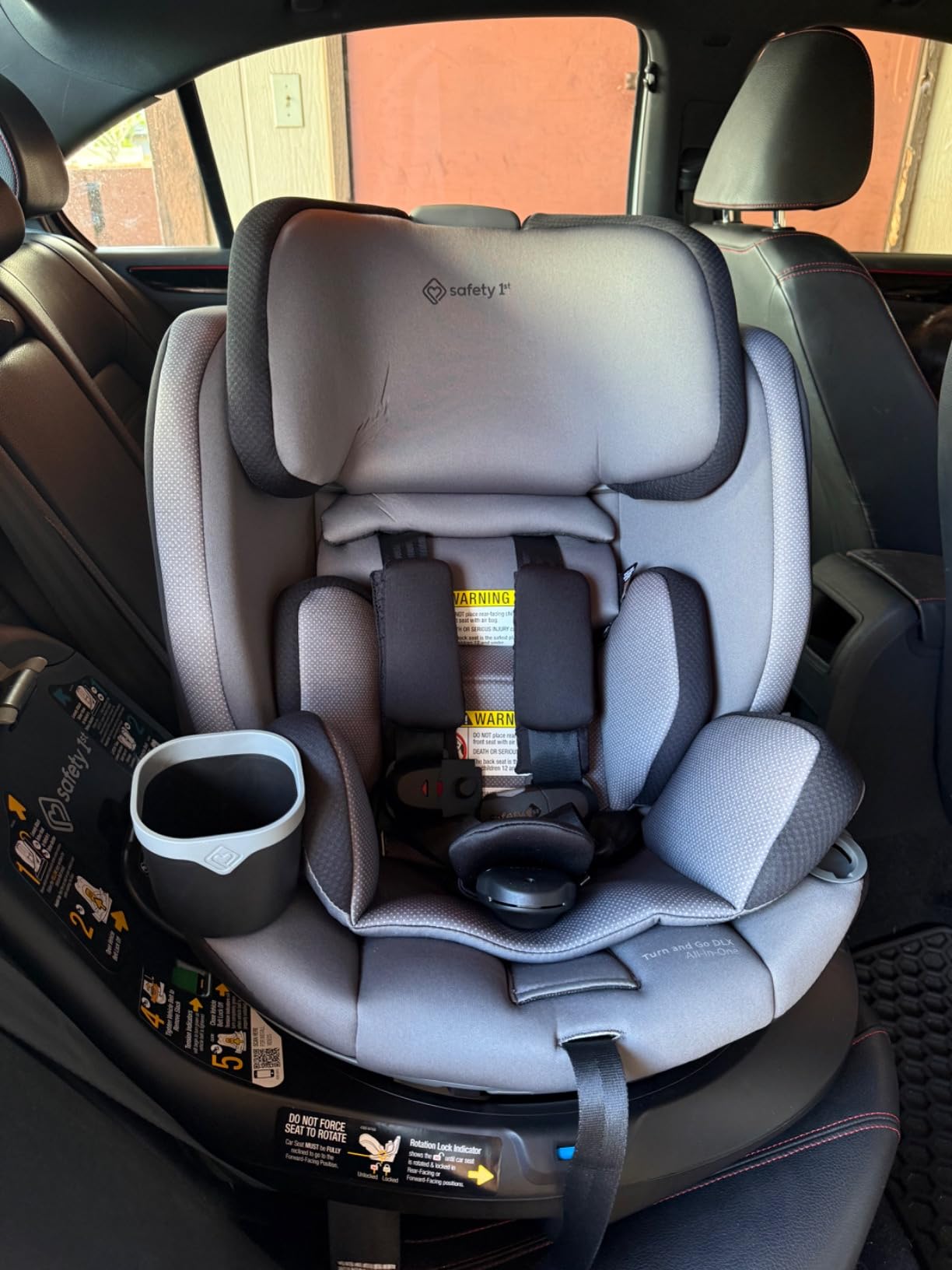 Safety 1st Turn and Go 360 DLX 360 Car Seat, Rotating All-in-One Convertible Car Seat, Sand Bucket customer photo 2