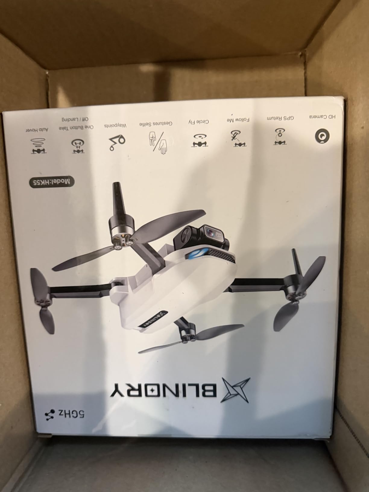 GPS Drone with Camera for Adults, 2K HD GPS Drones with Auto Return, Follow Me, Circle Fly, Waypoint Fly, Optical Flow, Brushless Motor, Foldable 5G Transmission FPV Quadcopter customer photo 1