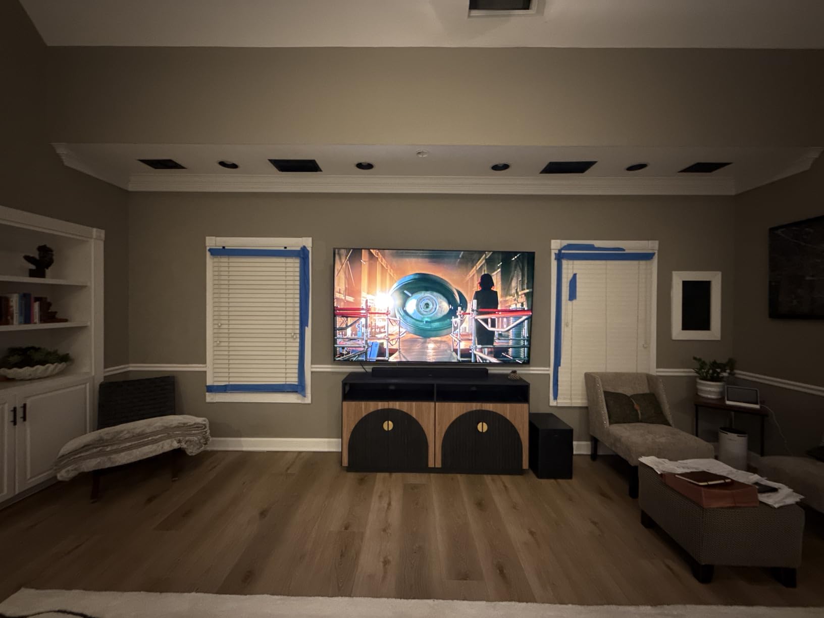 ULTIMEA Skywave X70 7.1.4ch Professional Wireless Surround Sound System for TV w/Dolby Atmos, 980W Sound Bar with 10