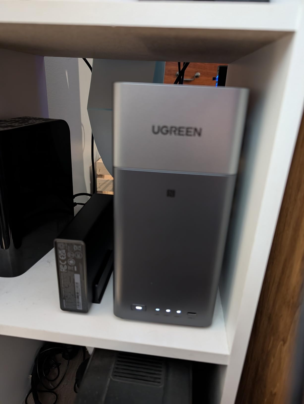 UGREEN NAS DH2300 2-Bay Desktop NASync, Support Capacity 64TB (Diskless), Remote Access, AI Photo Album, Beginner Friendly System, 4GB RAM on Board, 1GbE, 4K HDMI, Network Attached Storage (Diskless) customer photo 1