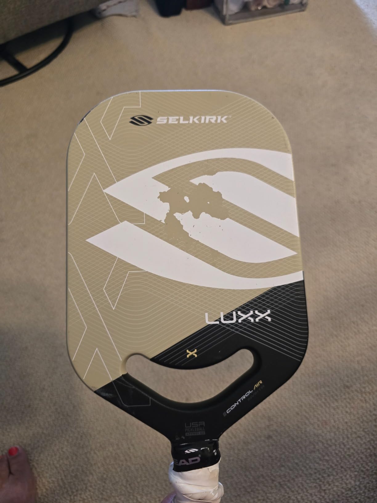 Selkirk Sport LUXX Control Pickleball Paddles | Carbon Fiber Pickleball Paddle with Polypropylene X7 Core | InfiniGrit Surface Technology customer photo 2