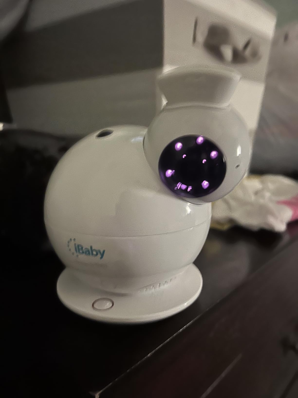 iBaby i7 Contactless Baby Breathing Monitor, Wellness Baby Monitor: Track Breathing, Sleep Pattern - 1080p WiFi Camera, 360 View, Night Vision, 2-Way Audio, Cry & Safety Alerts, Wall Mount customer photo 2