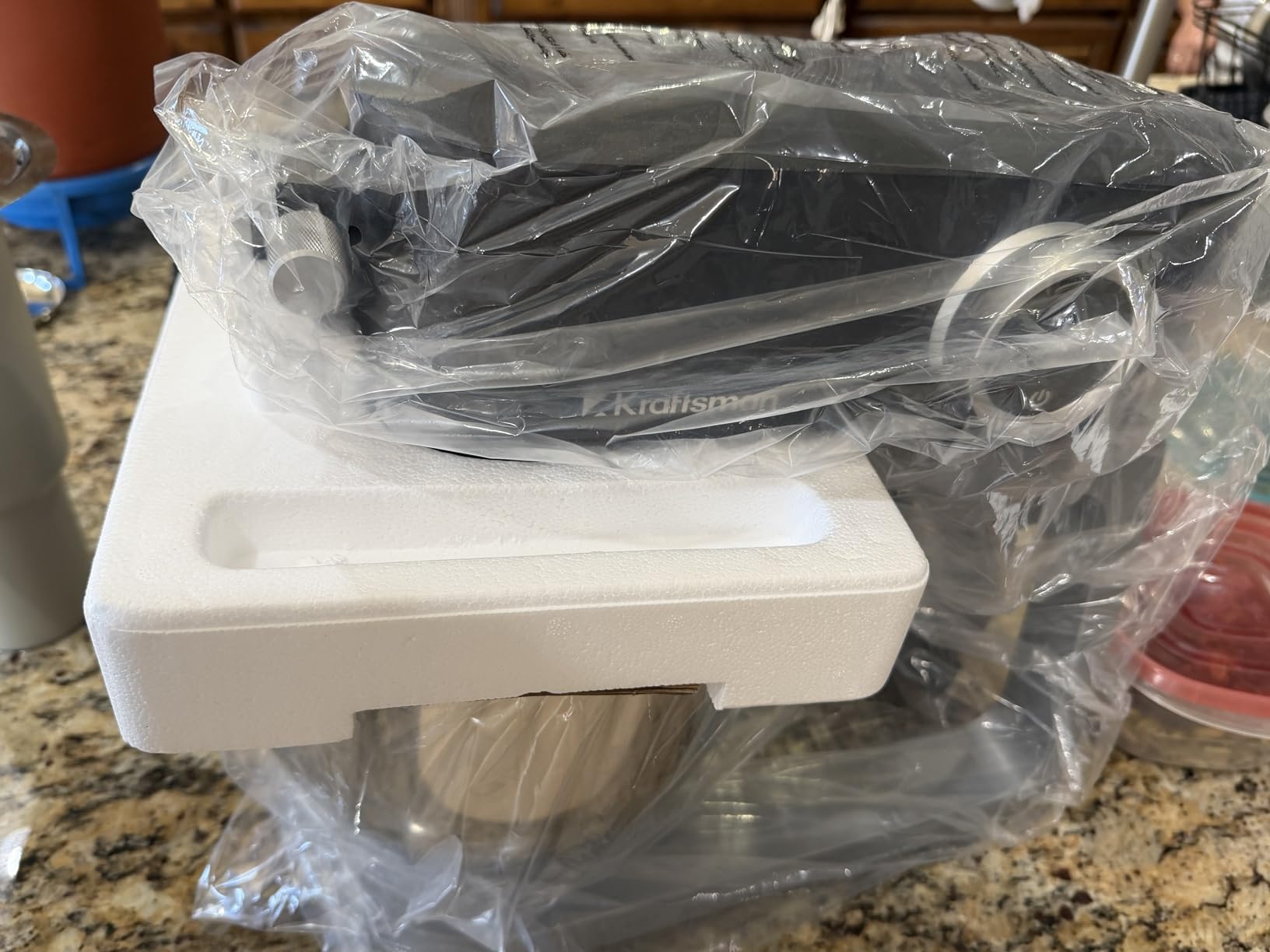 All Metal Stand Mixer DC Motor - Heavy Duty Dough Mixer 5.3 Quart with 4 Stainless Steel Attachments, Quiet Operation with Timer, Versatile Standing Mixer with Power Hub, 8-Speed (Red) customer photo 2