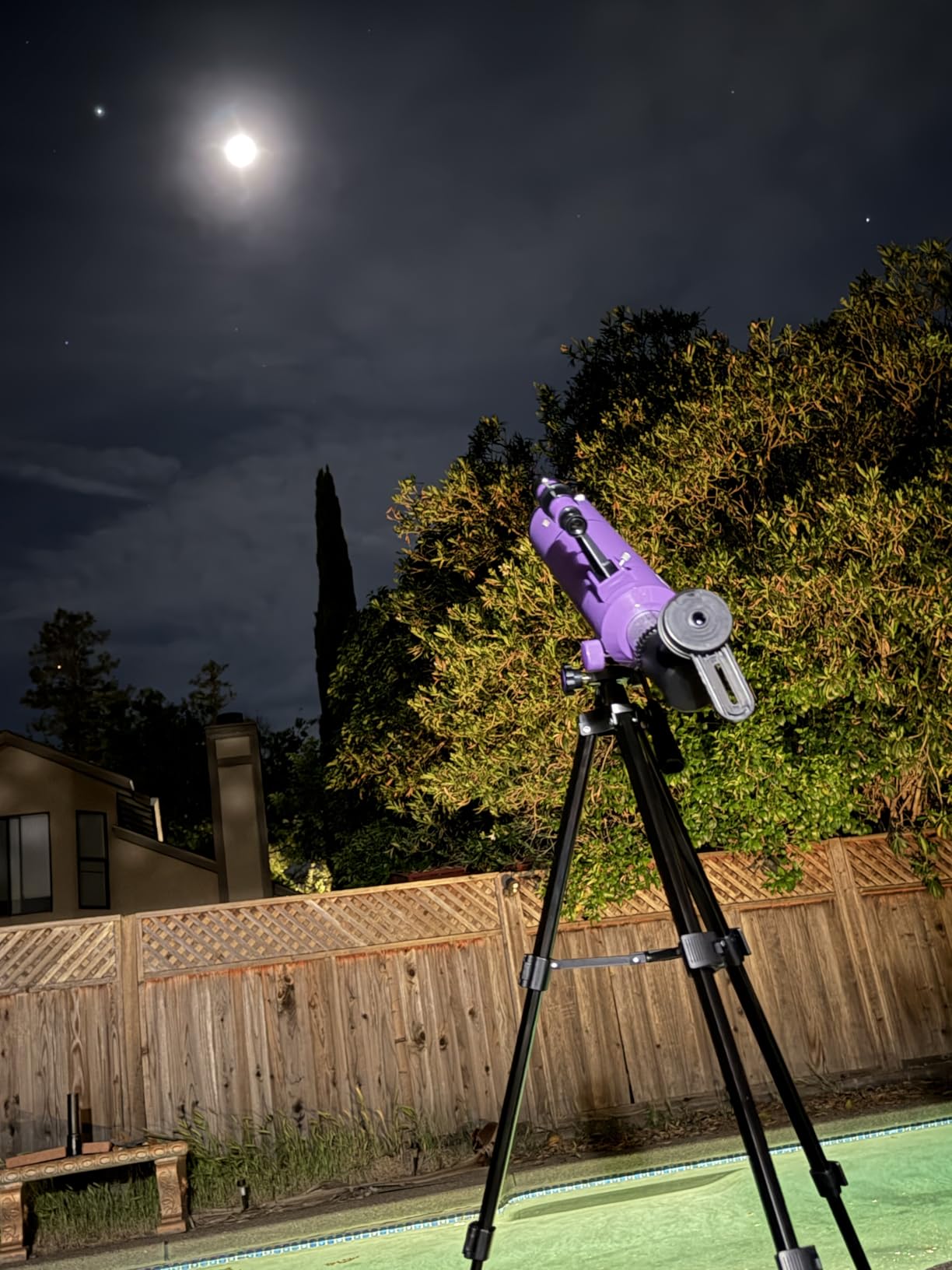 Dianfan Telescope for Kids & Adults, 80mm Aperture 500mm Astronomical Professional Telescope for Adults High Powered, Portable Travel Telescopes for Beginners with Tripod & Adapter, Stickers, Backpack customer photo 1