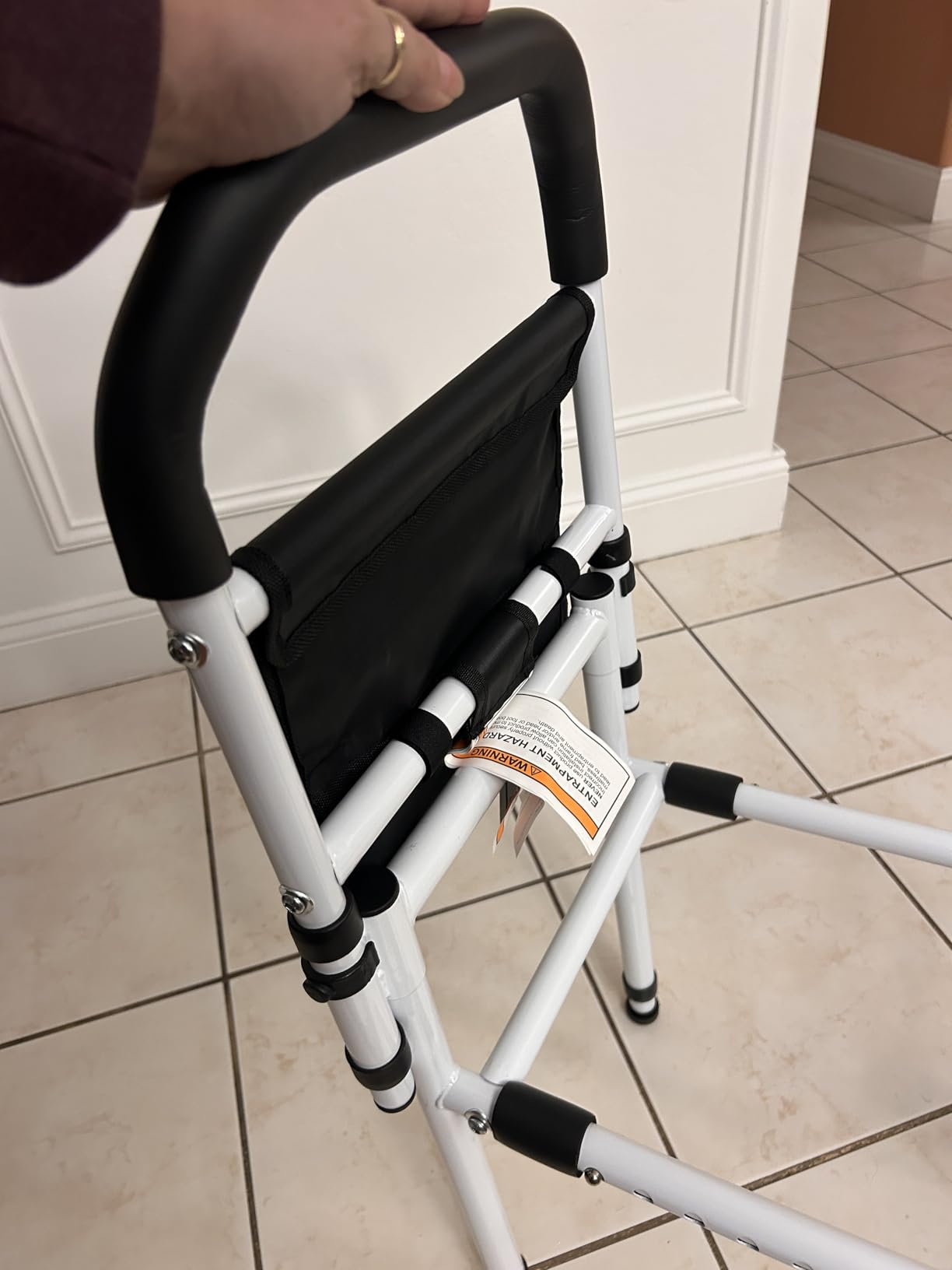 KingPavonini Bed Rails for Elderly Adults Safety 2026 Upgrade, ASTM-Approved Bed Rails for Seniors with Anti-Wobble Adjustable Feet, 400lb Bed Cane, Non-Slip Handle & Storage Bag, No-Tools, Model GS04 customer photo 1