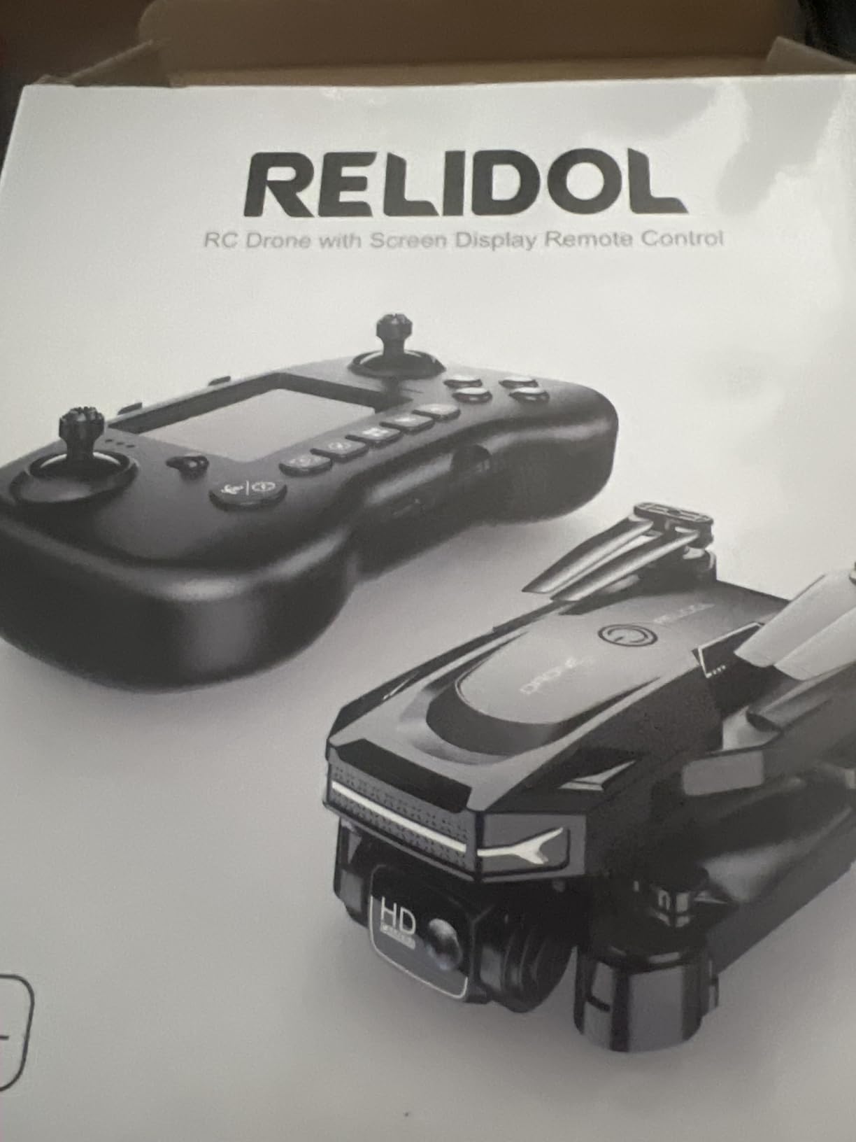 Drone with Camera - Drone with Screen on Controller for Beginners, Foldable Remote Control Quadcopter with Gesture Control, 3D Flip, One Key Start, Emergency Stop, 2 Batteries, Easier to use customer photo 2