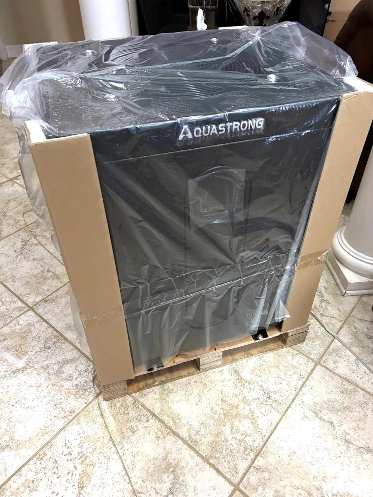 Aquastrong 39,000 BTU Top Discharge Inverter Swimming Pool Heat Pump, 115V Electric Pool Heater for Above Ground and Inground Pool, WiFi Capable Timer, Heating and Cooling Pool Heater for 9000 Gallons customer photo 2