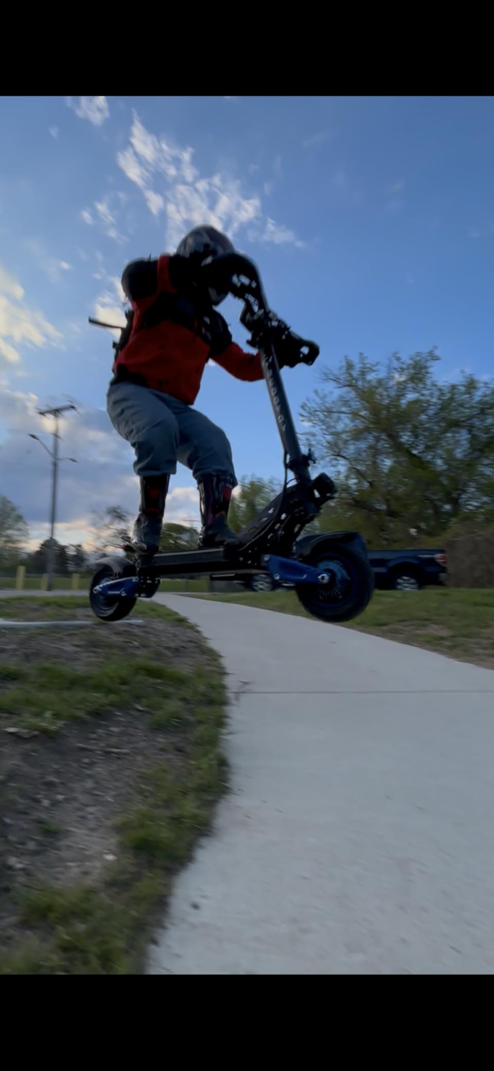 JUNLING RD2 Electric Scooter for Adults, 5000W Dual Motor, 50 Mph Top Speed, 55 Miles Max Range, 60V/25AH Battery, Dual Suspension Hydraulic Braking System, 10.5