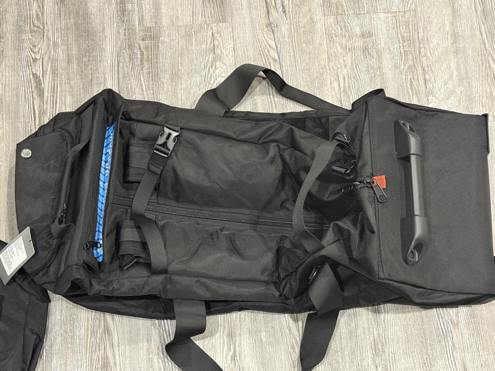 90L Rolling Duffel Bag with Wheels, 4-way Carry Foldable Large Travel Duffle with Backpack Straps & Shoe Compartment, Heavy Duty Luggage for Weekend, Camping, Moving, Includes 3 Organizers customer photo 1