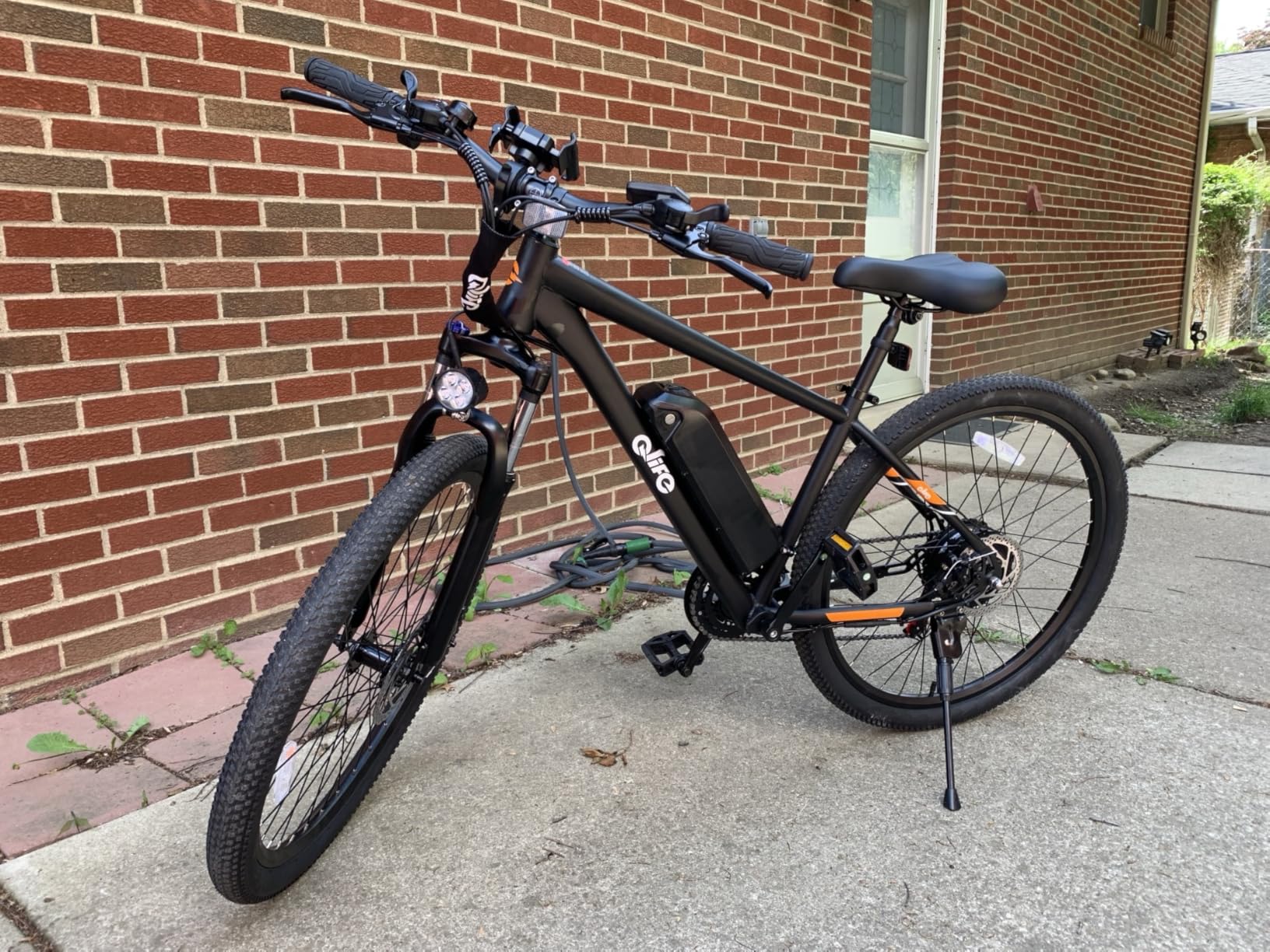 Qlife Electric Bike for Adults/Teens Racer, 20+MPH 21-Speed Peak 1200W Brushless Motor Adult Electric Bicycles, 48V 10.4Ah Removable Battery Mountain Ebike, Up to 55 Miles, 27.5X2.1 Tire E Bike customer photo 2