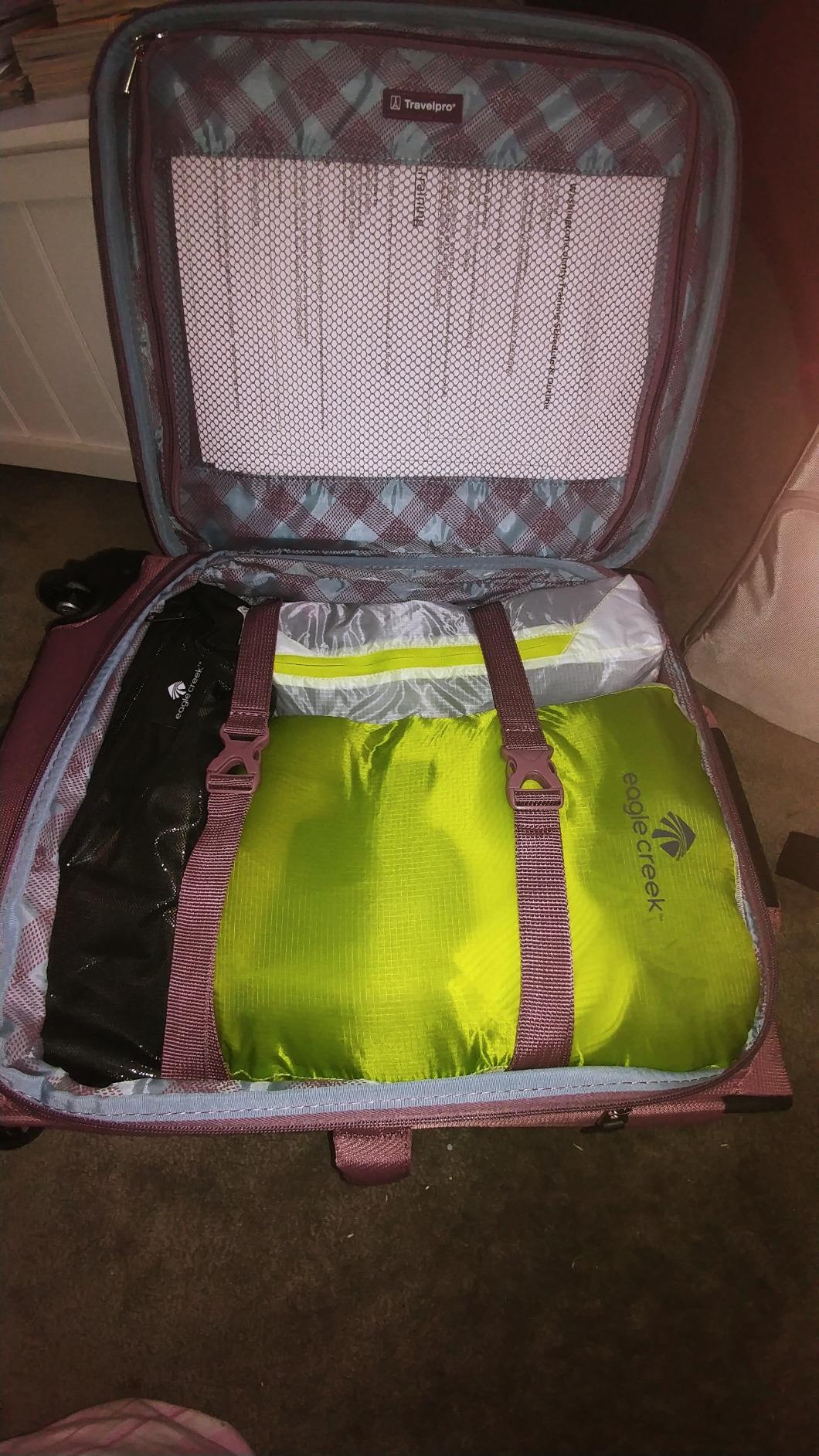 Travelpro Maxlite 5 Softside Expandable Luggage with 4 Spinner Wheels, Lightweight Suitcase, Men and Women, Sapphire Blue, 3-Piece Set (21/25/29) customer photo 1