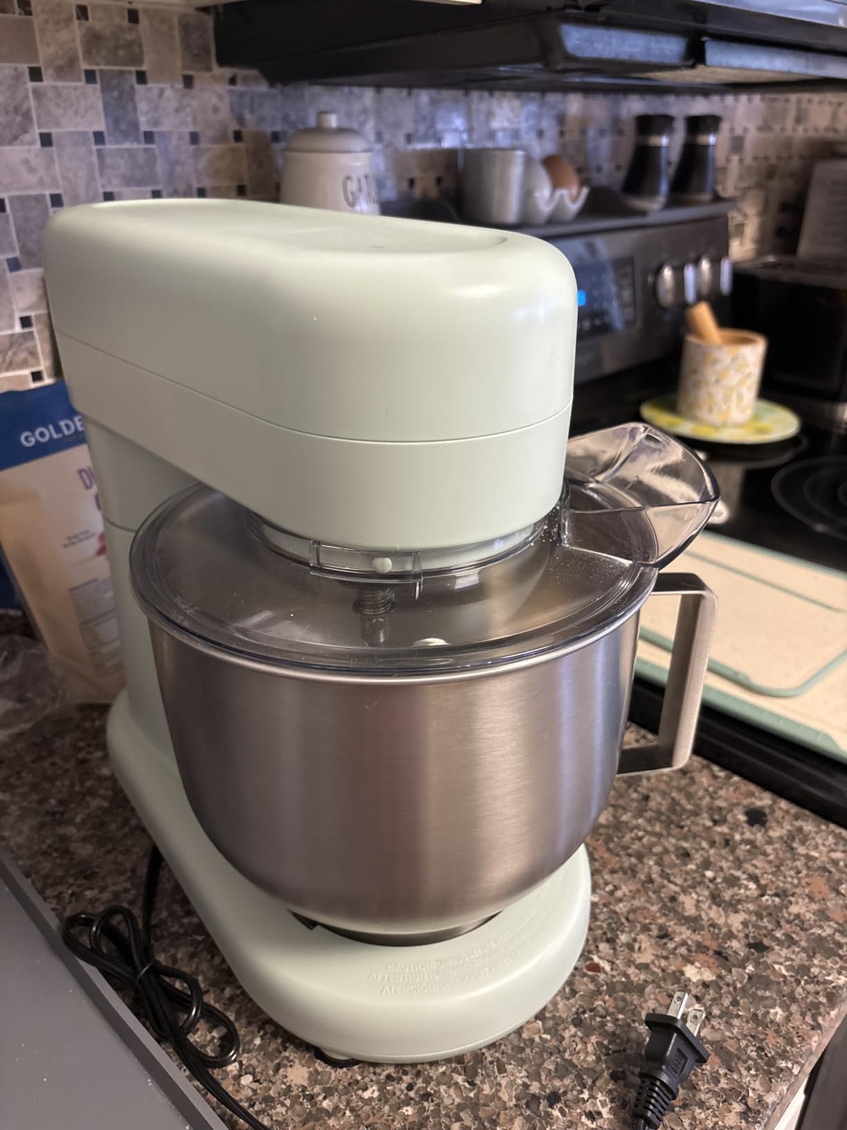 Martha Stewart 5.3QT Tilt Head Stand Mixer, 12 Speeds, Stainless Steel Bowl customer photo 1