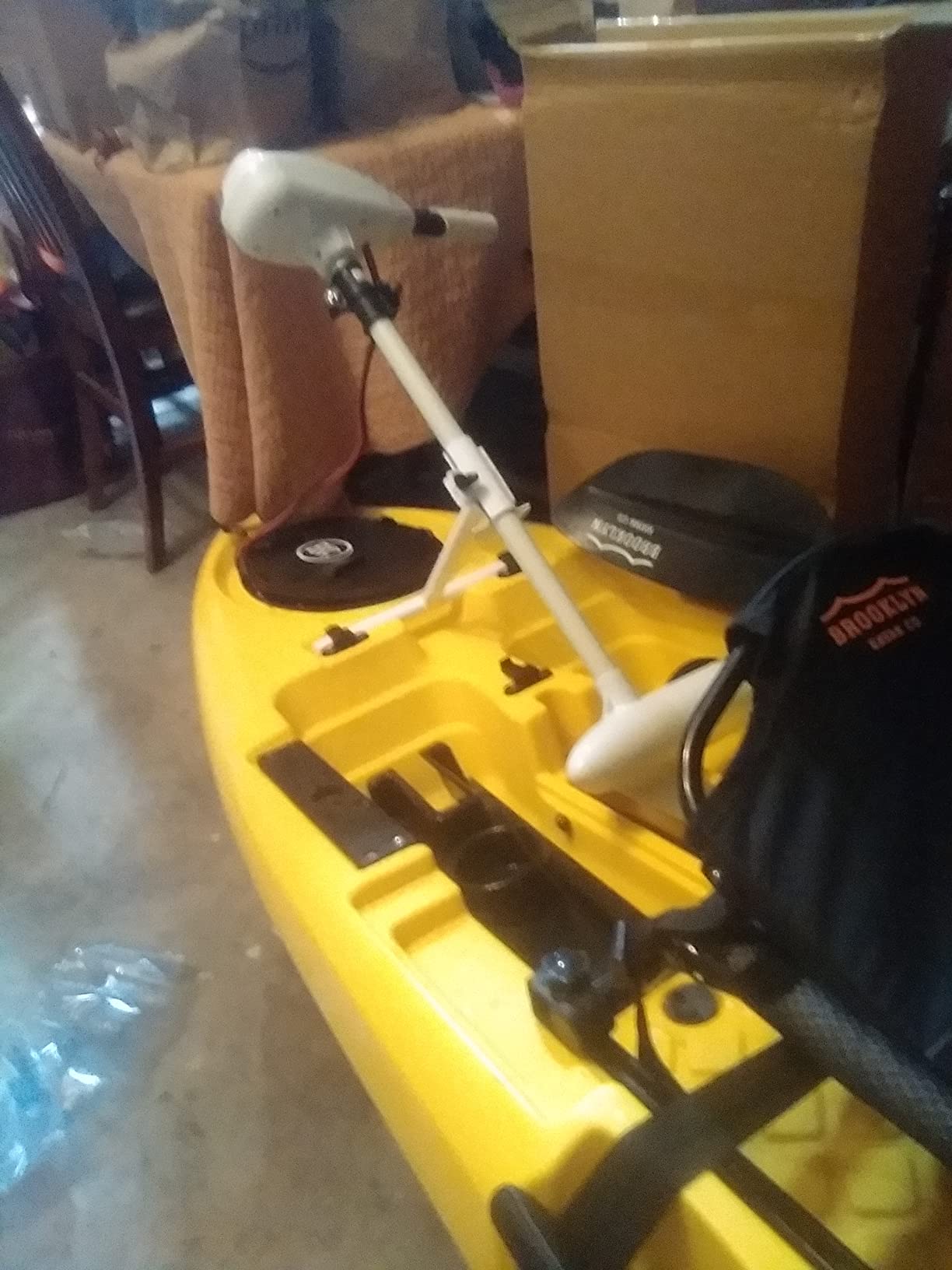 Upgraded Brooklyn 10.5 Pro Pedal Fishing Kayak by BKC - Lightweight 10.5 ft Sit-On-Top with Propeller Drive, Rudder Steering customer photo 2