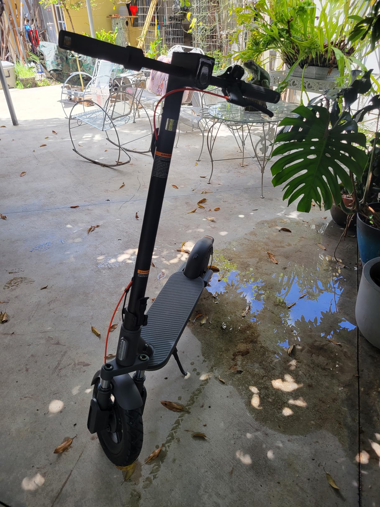 Electric Scooter 44 Miles Long Range, Adults with 12in Vacuum Tires, Front Suspension, TCS Anti-Slip, 46.8V, Turn Light, APP Control, UL2272 customer photo 2