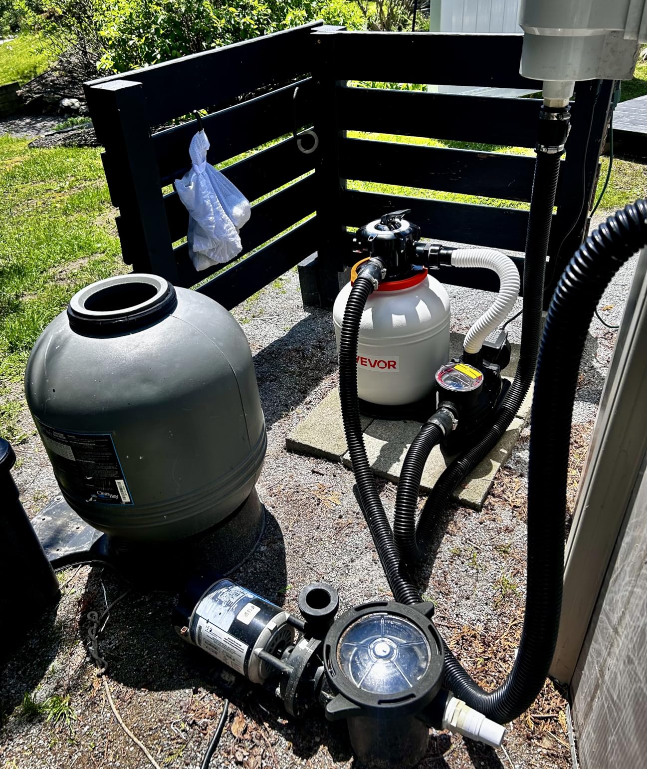 VEVOR FlashPure Sand Filter Pump, 14 in for Above Ground Pool, 0.75 HP 3500 GPH, Swimming Pool Filter System with Timer, 6X Faster Filtration, Media Installed, Leak-Resistant, Ready to Use Out of Box customer photo 2