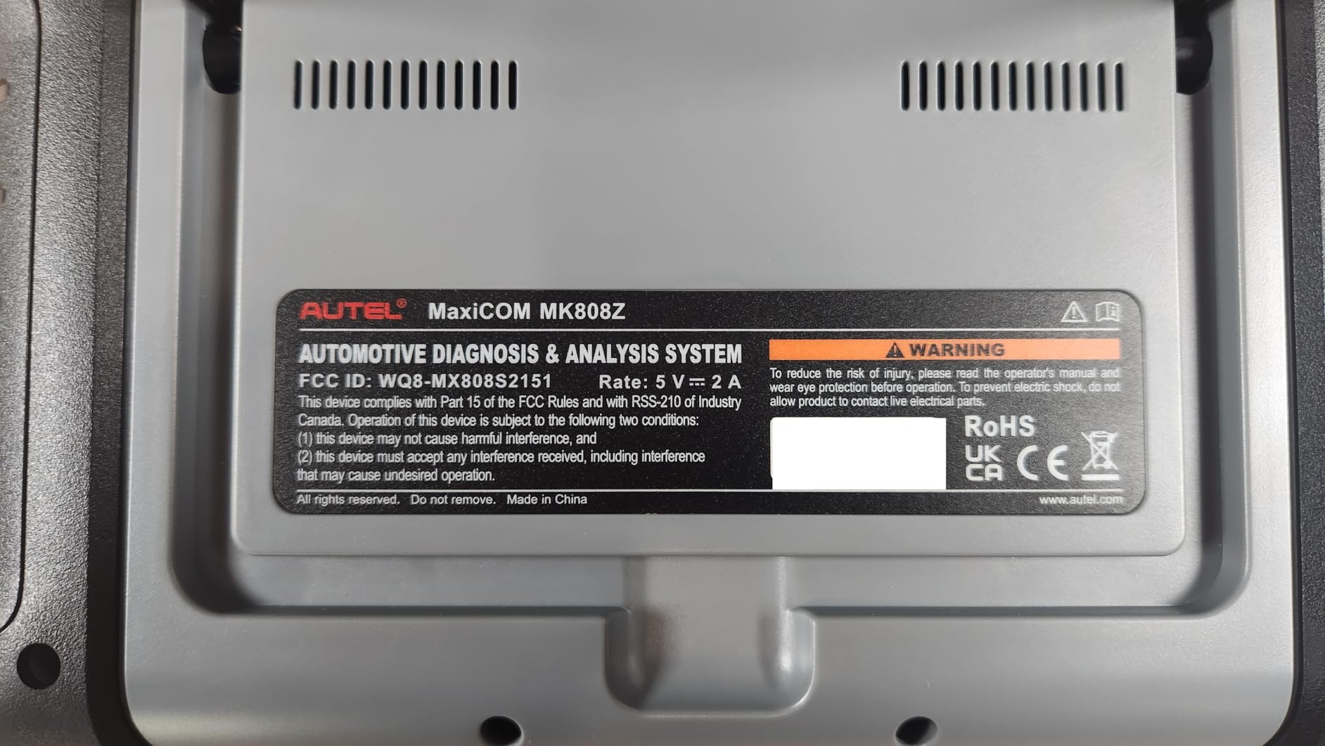 Autel Obd2 Scanner Diagnostic Tool MaxiCOM MK808Z: 2026 Bidirectional Scan Tool, 28+ Service, Active Tests Scanner for Car, All System OBD2 Diagnostics Car Scanner for DIY, Mechanic and Small Shops customer photo 1