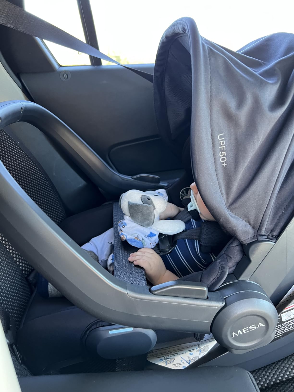 UPPAbaby Mesa V3 Infant Car Seat - Easy Installation + SmartSecure Technology, Ada (Sandstone) customer photo 1