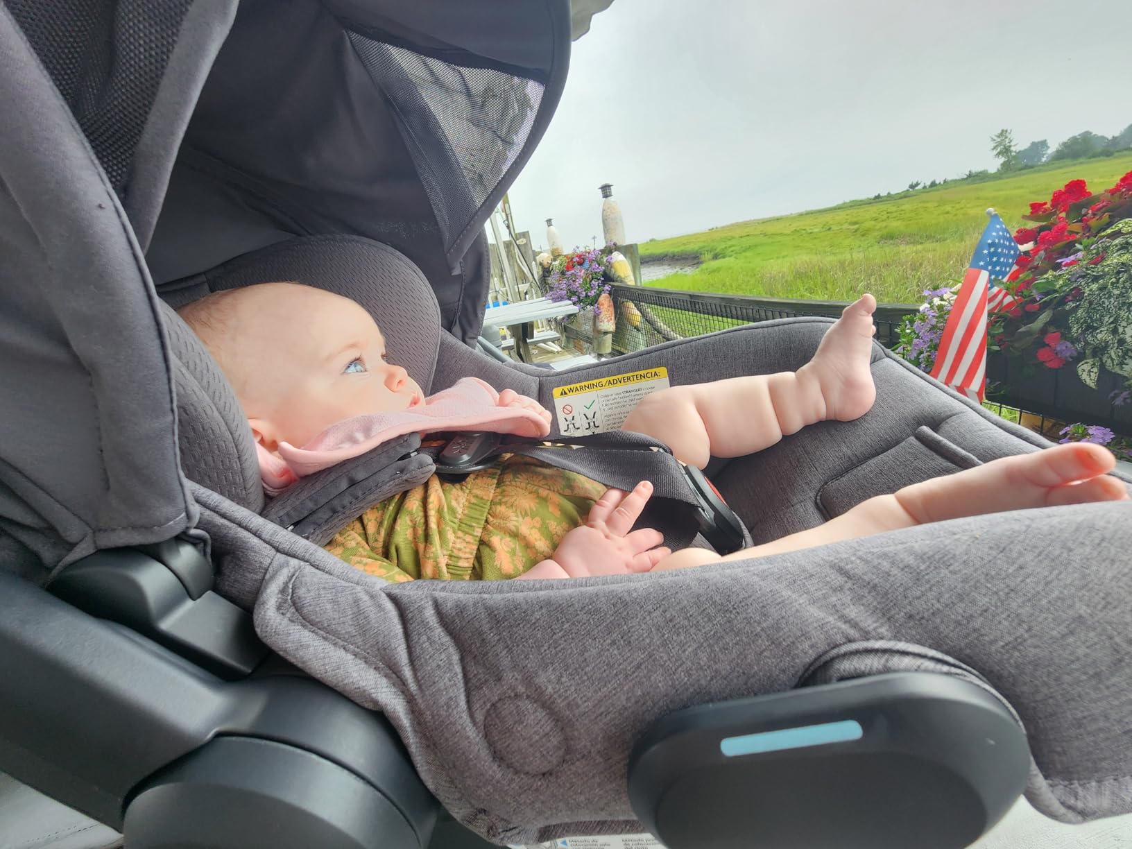 UPPAbaby Mesa V3 Infant Car Seat - Easy Installation + SmartSecure Technology, Ada (Sandstone) customer photo 2