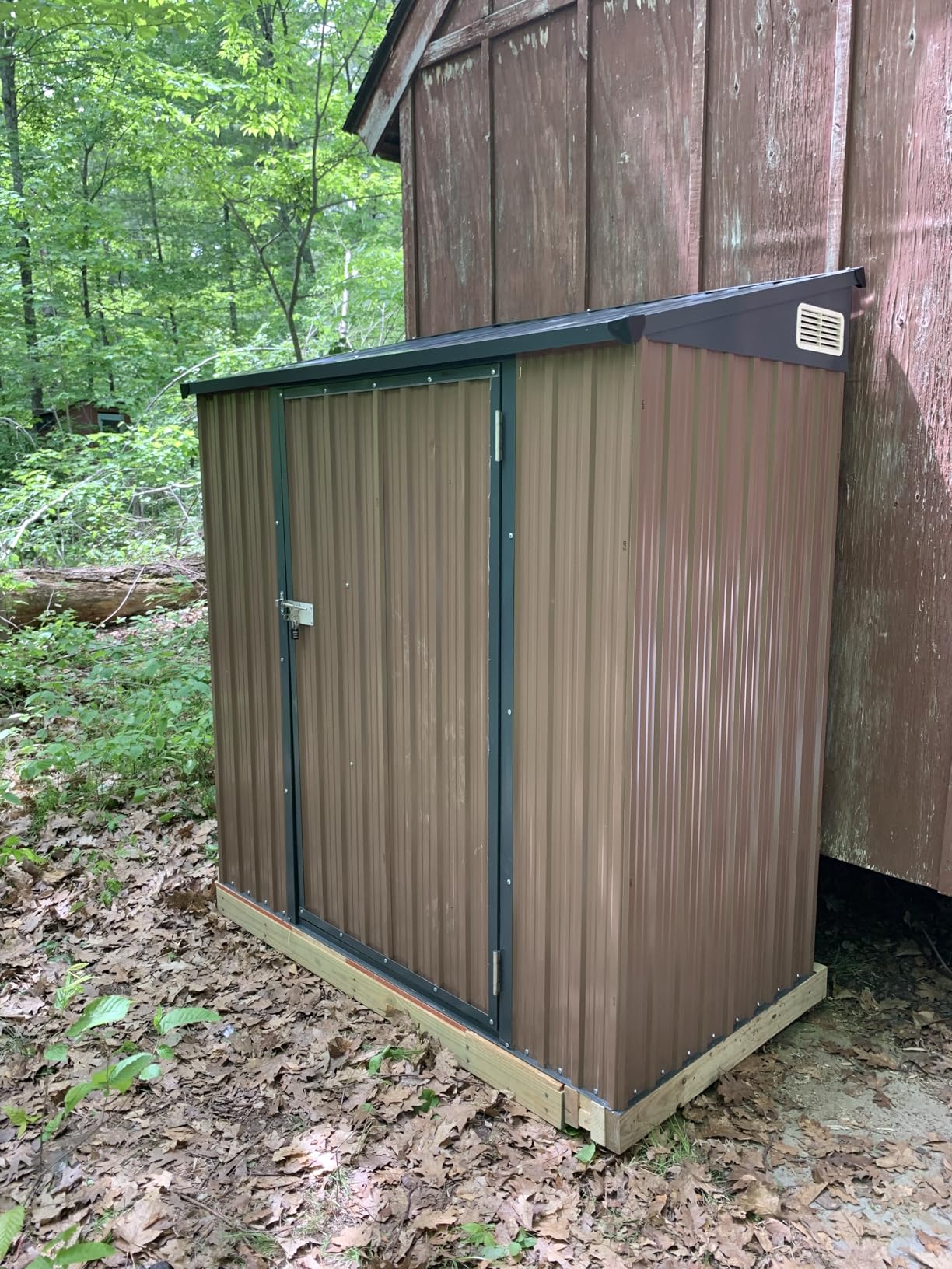 Quictent Large 10x12 FT Outdoor Storage Shed, Metal Workshop with Skylight & 4 Windows, Waterproof Utility Shed for Ride-on Mower, Snow Blower customer photo 1
