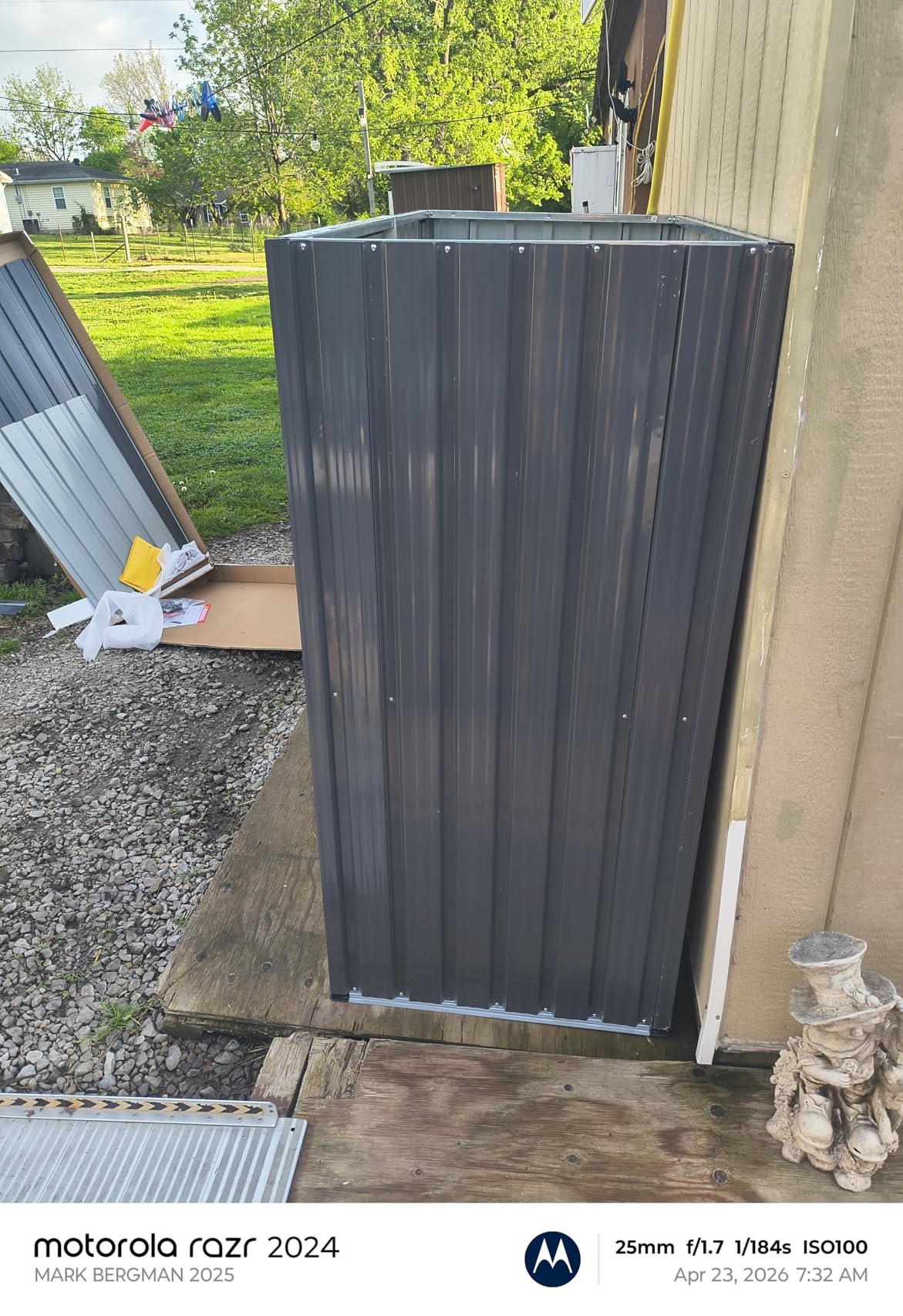 Quictent Large 10x12 FT Outdoor Storage Shed, Metal Workshop with Skylight & 4 Windows, Waterproof Utility Shed for Ride-on Mower, Snow Blower customer photo 2