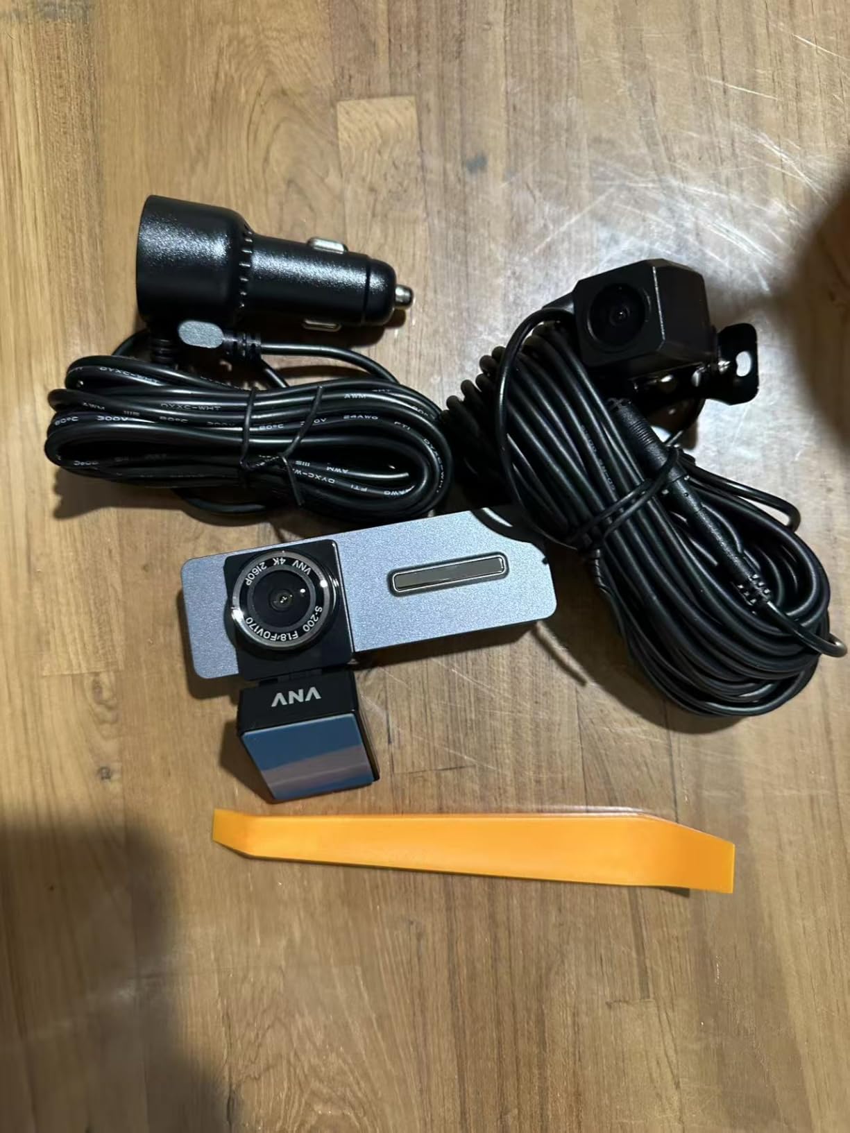 VNV 4K+2.5K Dash Cam Front and Rear, GalaxyCore Sensor, Free 64GB Card Included, Built-in WiFi App Control, Dash Camera for Cars with WDR Night Vision, 170° Wide Angle, 24H Parking Mode, 2
