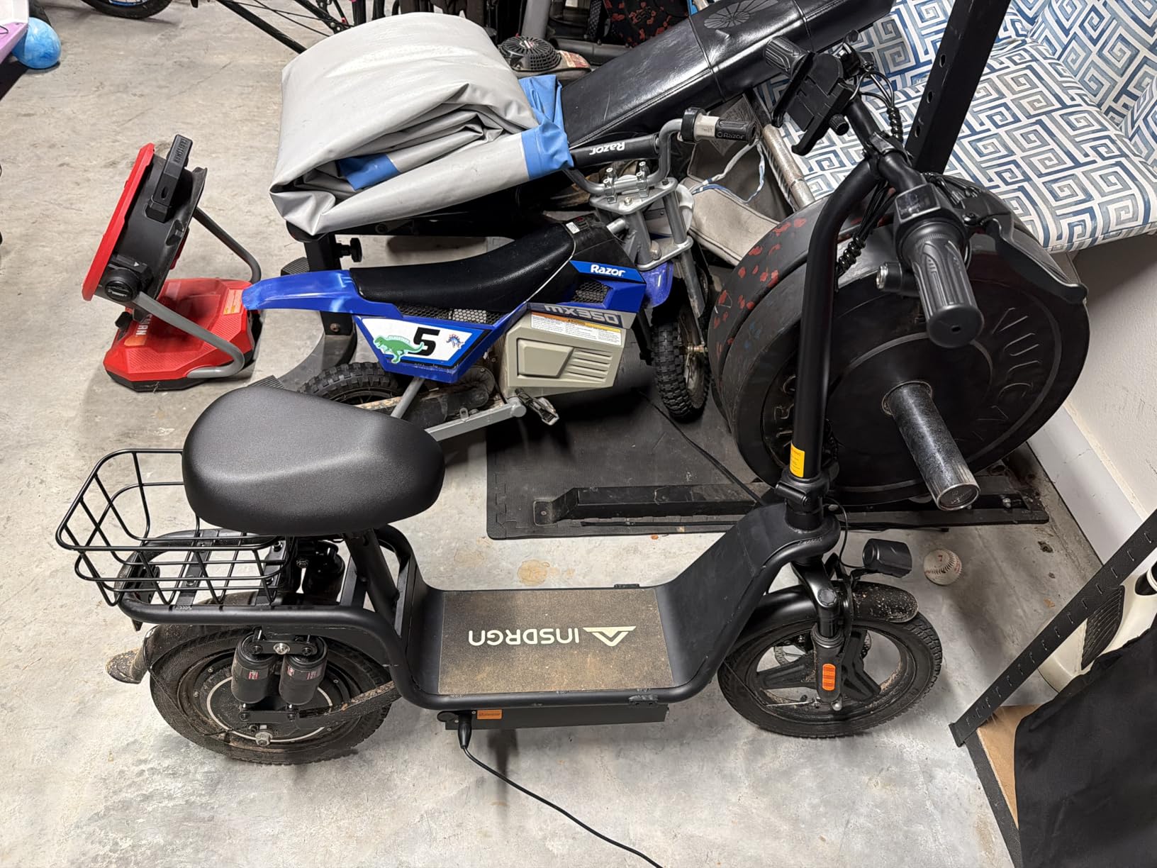 Electric Scooter with Seat for Adults, 1600W Peak Power, 42 Mile Long Range, 20MPH, 14