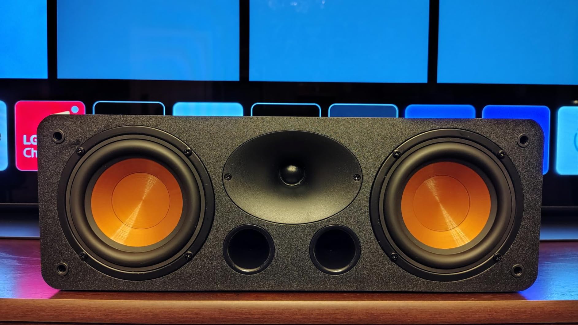 Saiyin Center Channel Speaker for Home Theater Surround Sound System with 5 inch Woofer customer photo 2