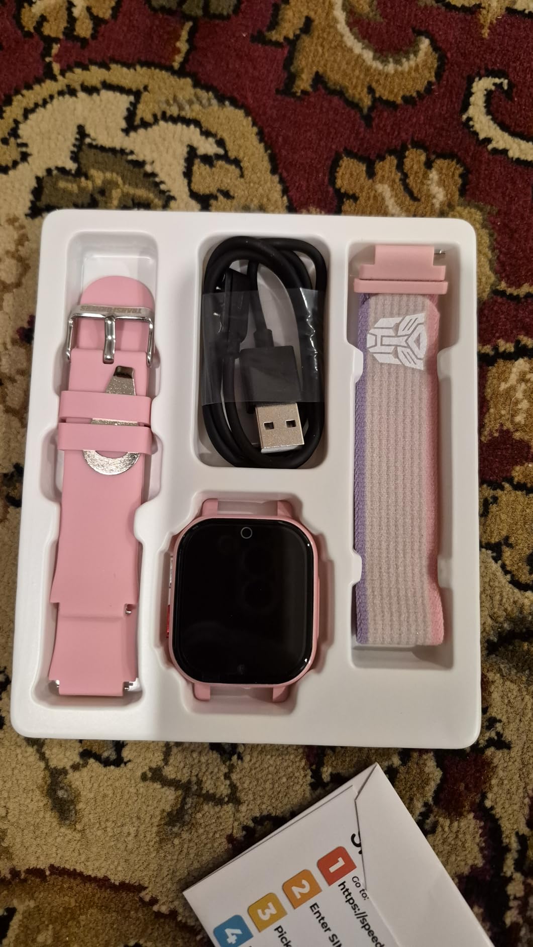 Transformers 4G Kids Smart Watch for Boys Girls, Kid Smart Watch with GPS Tracker Two Way Call Video Chat Pedometer, Smartwatches for Kids 4-12 Year Olds customer photo 1