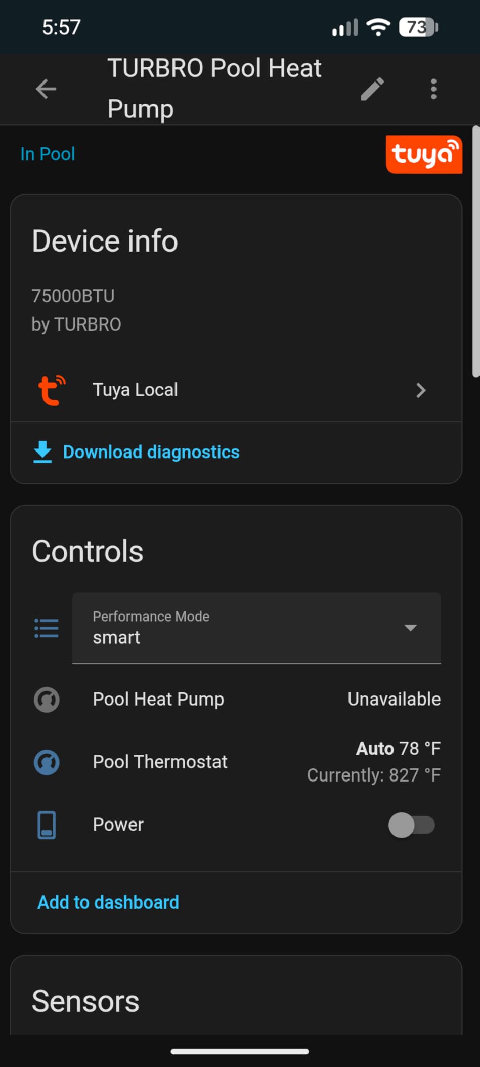 TURBRO Swimming Pool Heat Pump, 18,000 BTU Pool Heater for Above-Ground Pools, Up to 6,000 Gallons, 5.5 COP, IPX4-Waterproof, 110-120V customer photo 1