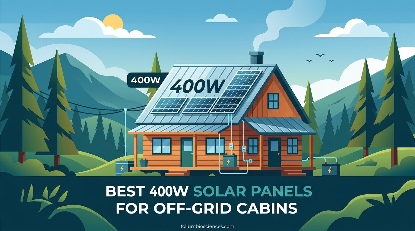 Best 400W Solar Panels for Off-Grid Cabins