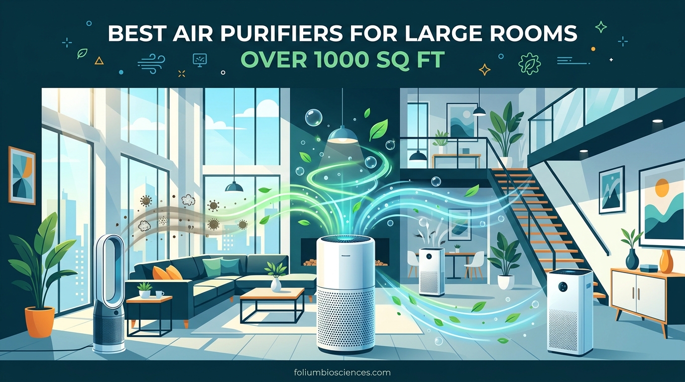 Best Air Purifiers for Large Rooms Over 1000 Sq Ft