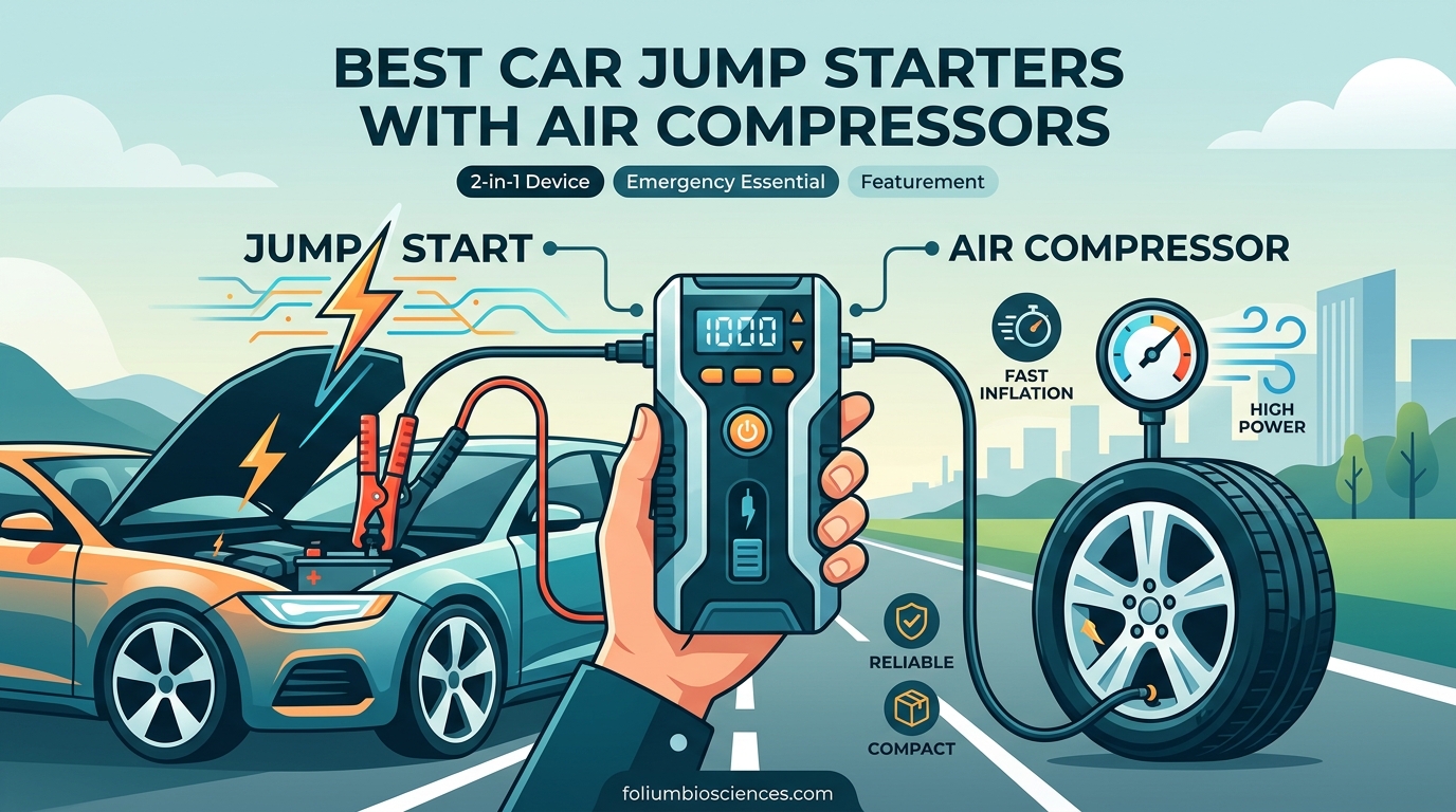 Best Car Jump Starters with Air Compressors