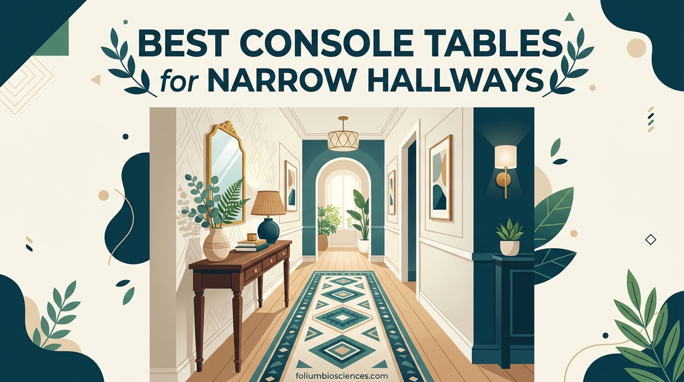 Best Console Tables for Narrow Hallways