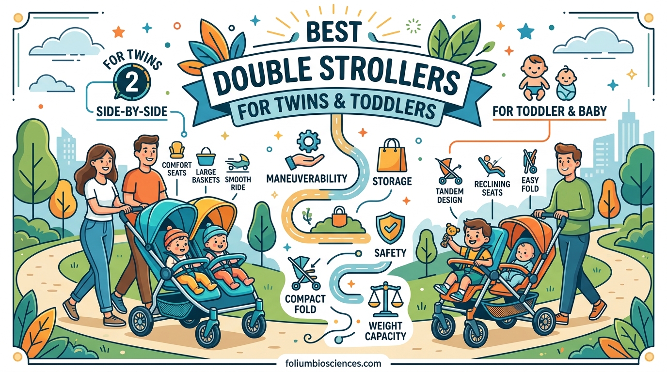 Best Double Strollers for Twins and Toddlers