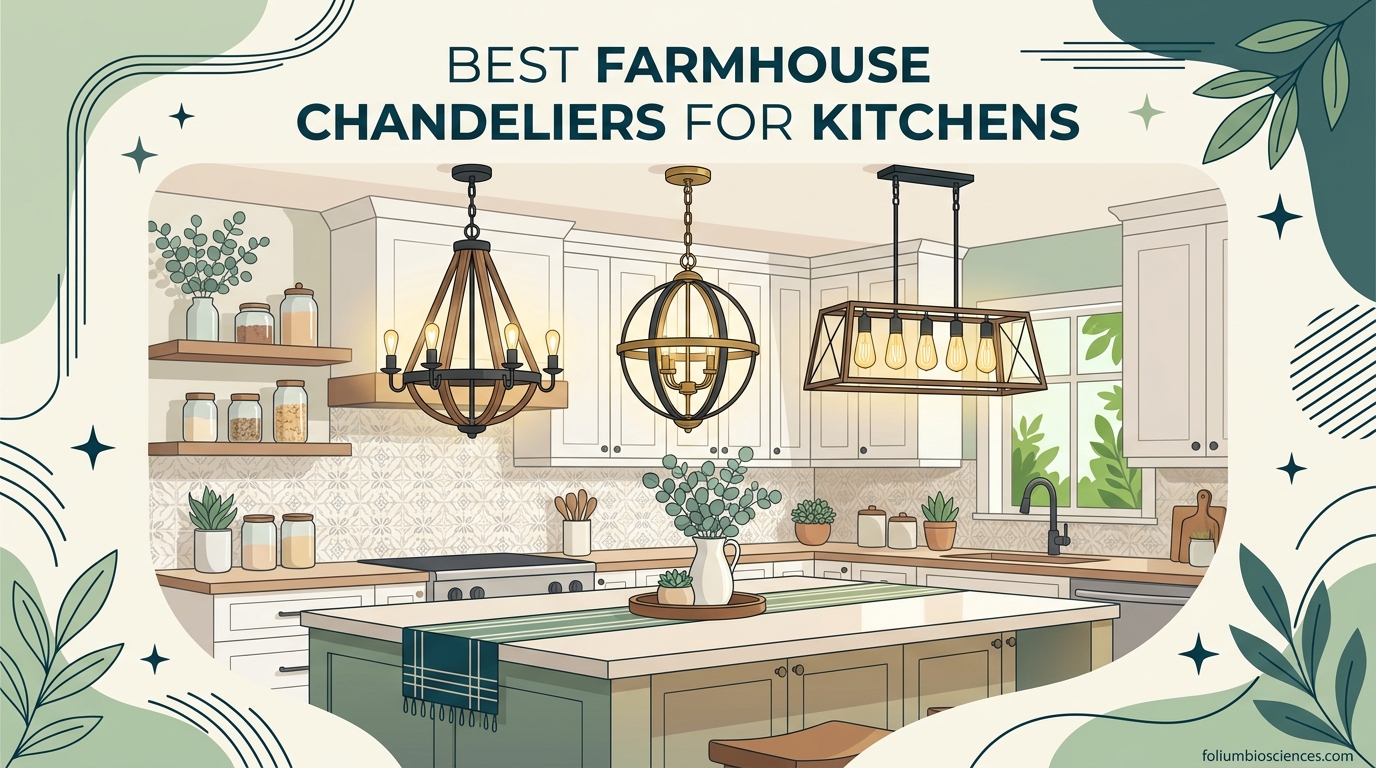 Best Farmhouse Chandeliers for Kitchens