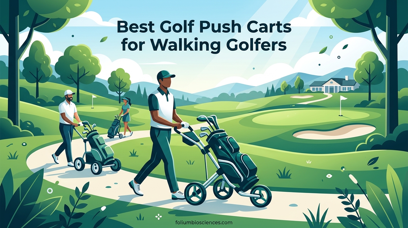 Best Golf Push Carts for Walking Golfers