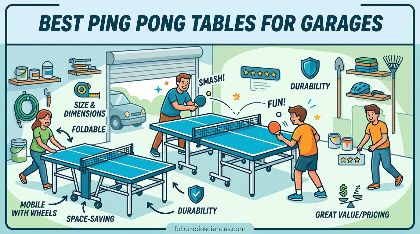 Best Ping Pong Tables for Garages