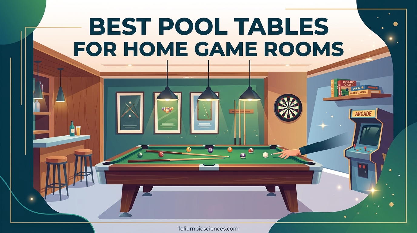 Best Pool Tables for Home Game Rooms