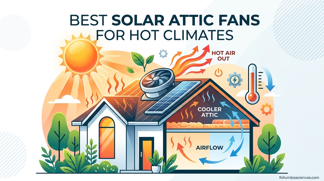 Best Solar Attic Fans for Hot Climates