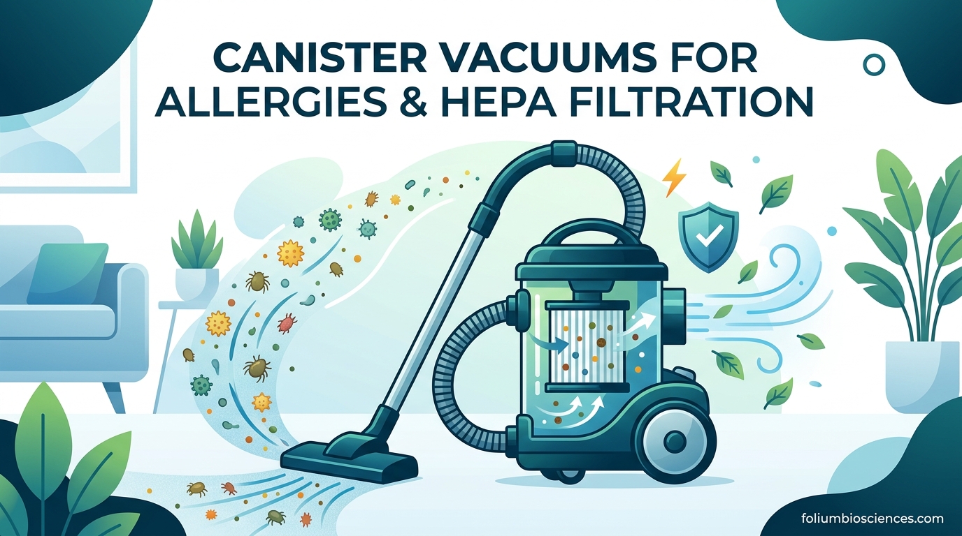 Canister Vacuums for Allergies and HEPA Filtration